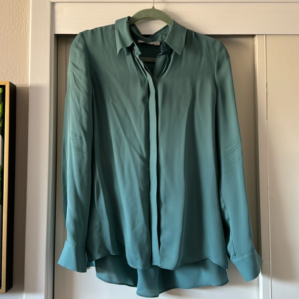 Vince 100% silk shirt
